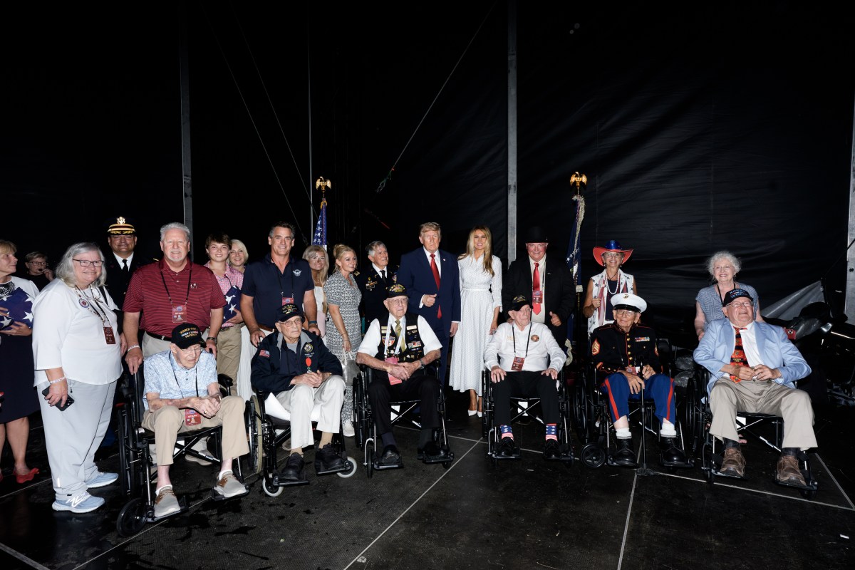 President Donald J. Trump and First Lady Melania Trump attend the Salute to America 4th of July celebrations for America’s 250th anniversary, Saturday, July 4, 2026, on the National Mall in Washington, D.C. (Official White House Photo by Andrea Hanks)