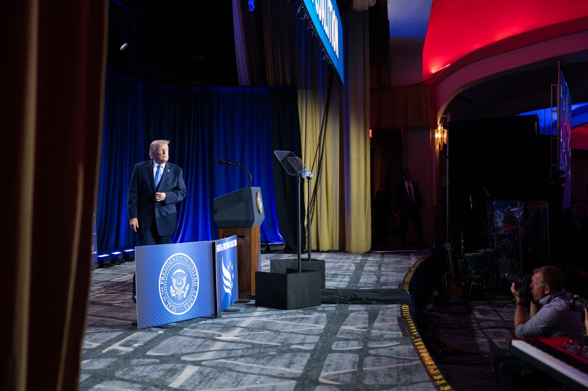 President Donald J. Trump delivers remarks at the Faith and Freedom Coalition’s 2026 Policy Conference, Friday, June 26, 2026, at the Washington Hilton in Washington, D.C. (Official White House Photo by Molly Riley)