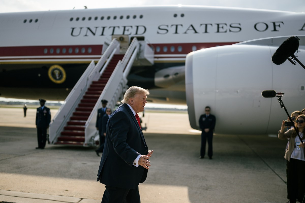 President Donald J. Trump speaks with members of the media before boarding Air Force One at Joint Base Andrews, Maryland, Wednesday, July 1, 2026. (Official White House Photo by Daniel Torok)