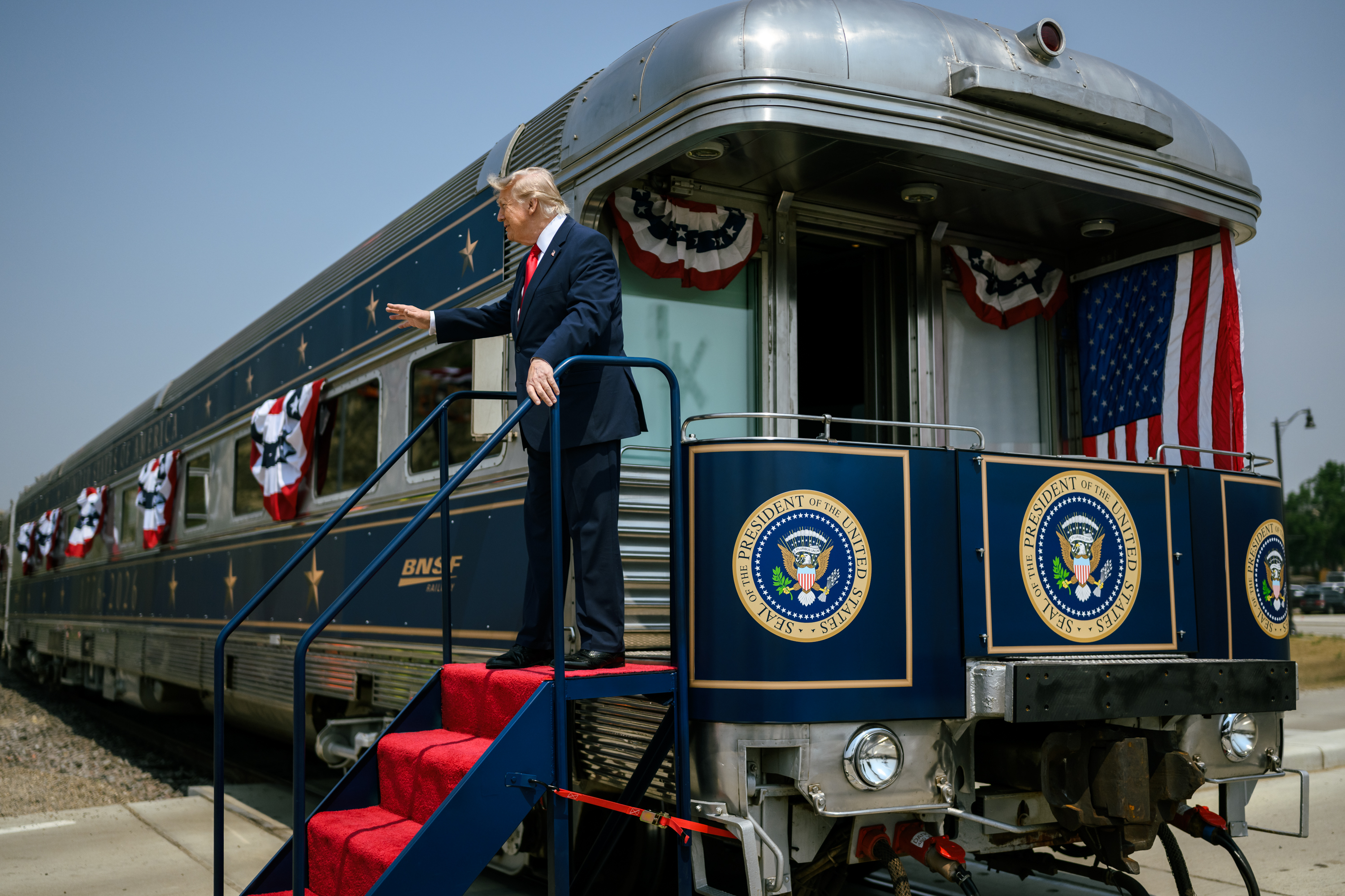 President Donald J. Trump delivers remarks at the Theodore