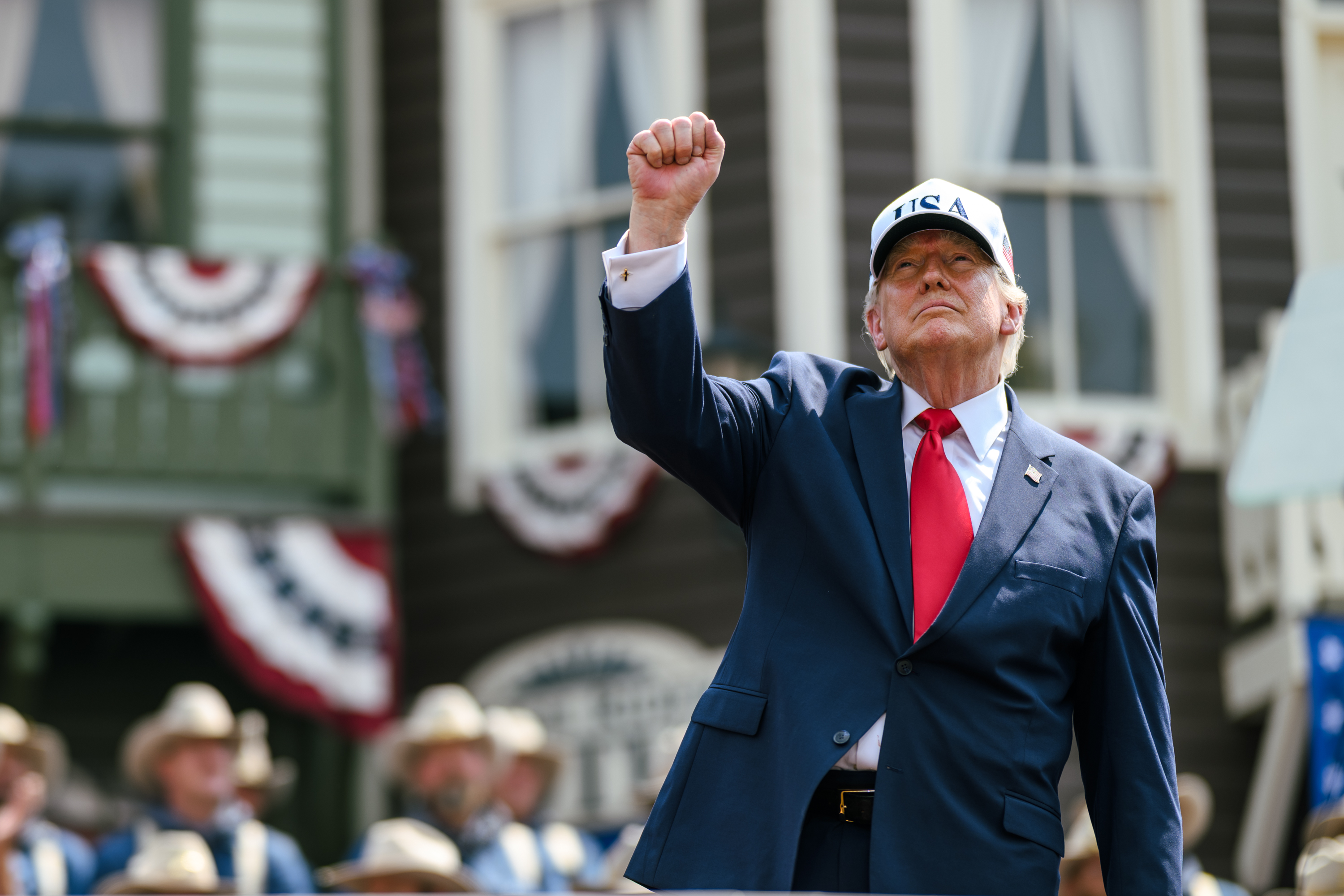 邦楽 president President Donald J. Trump delivers remarks at the Theodore