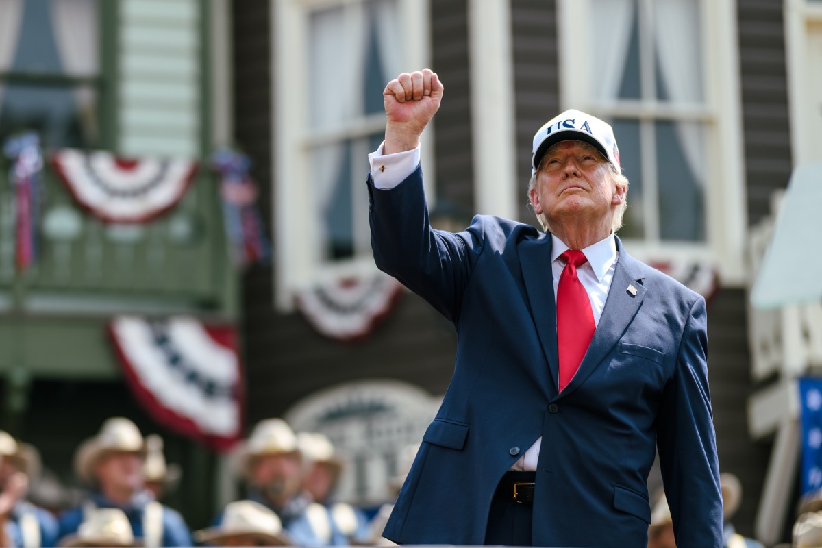 President Donald J. Trump delivers remarks at the Burning Hills Amphitheatre in Medora, North Dakota on Wednesday, July 1, 2026. (Official White House Photo by Daniel Torok)