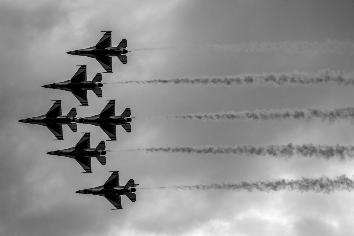 Military flyovers take place over the National Mall in Washington, D.C. during the Salute to America 4th of July celebrations for America’s 250th anniversary, Saturday, July 4, 2026. (Official White House Photo by Daniel Torok)