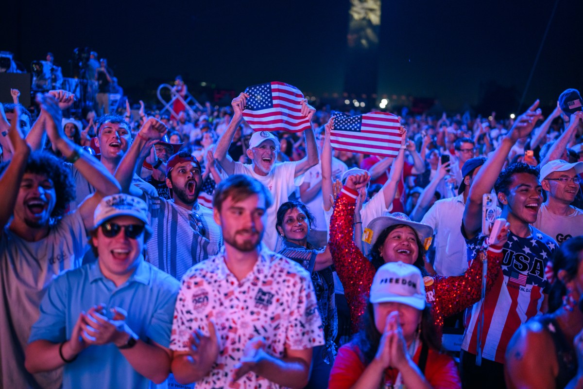 Crowds attend the “Salute to America 250” Fourth of July celebration honoring America’s 250th anniversary, Saturday, July 4, 2026, on the National Mall in Washington, D.C. (Official White House Photo by Daniel Torok)