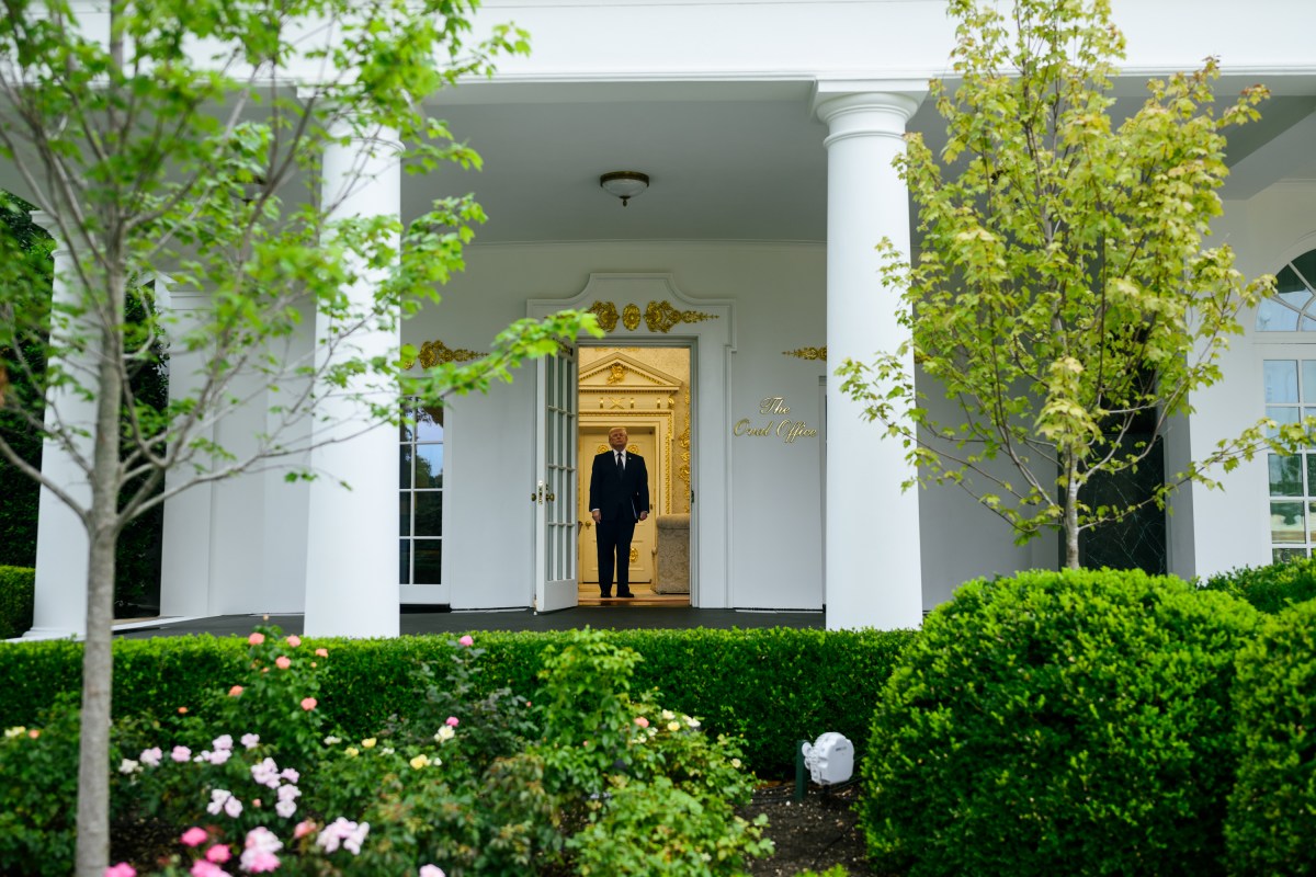 President Donald J. Trump hosts a Rose Garden Club luncheon in the White House Rose Garden, Monday, July 6, 2026. (Official White House Photo by Daniel Torok)