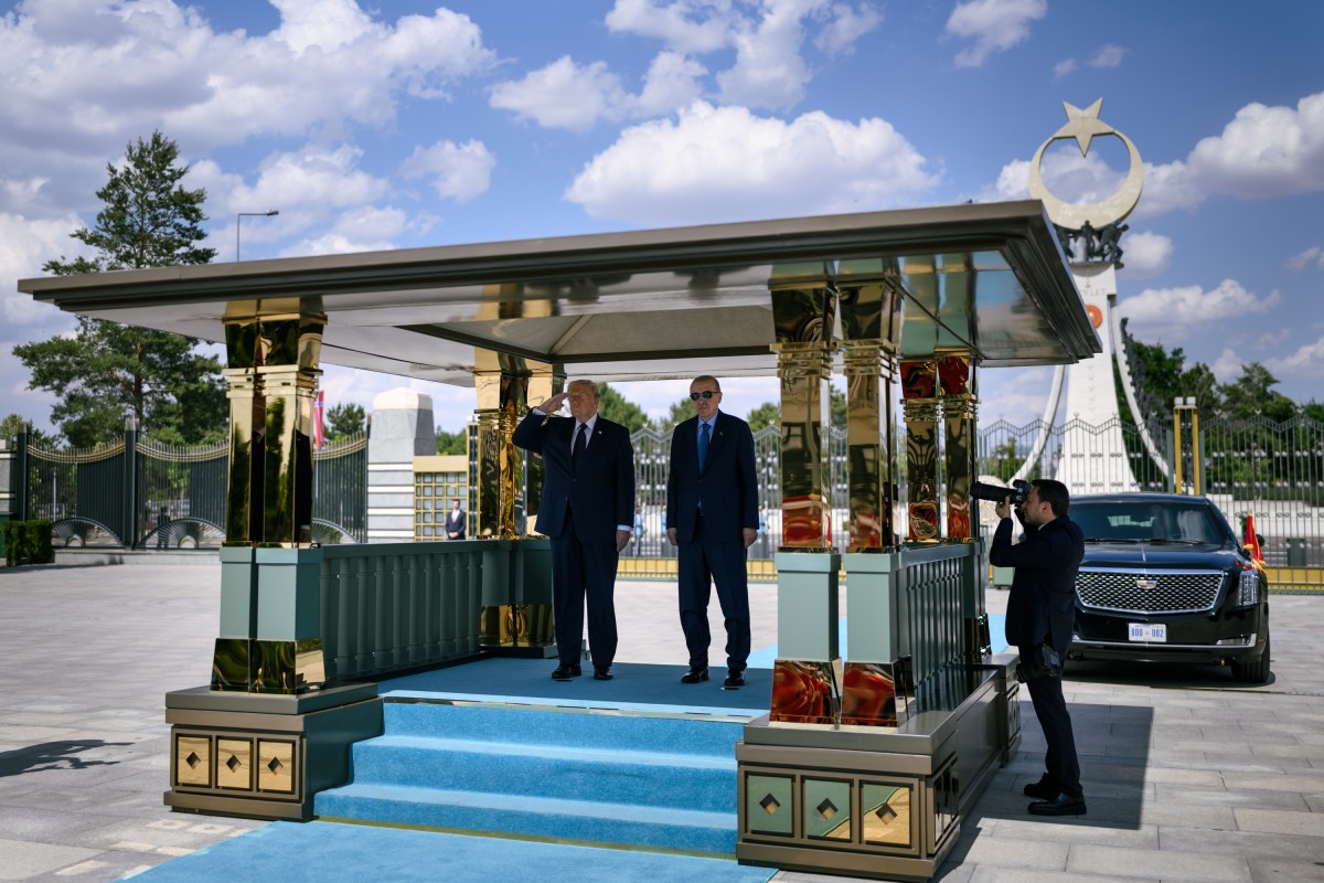 President Donald J. Trump participates in a welcome ceremony with President Recep Tayyip Erdogan of Turkey, Tuesday, July 7, 2026, at the Bestepe Presidential Compound in Ankara, Turkey. (Official White House Photo by Daniel Torok)