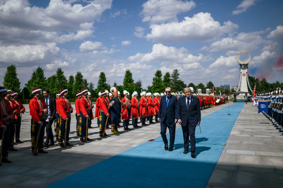 President Donald J. Trump participates in a welcome ceremony with President Recep Tayyip Erdogan of Turkey, Tuesday, July 7, 2026, at the Bestepe Presidential Compound in Ankara, Turkey. (Official White House Photo by Daniel Torok)