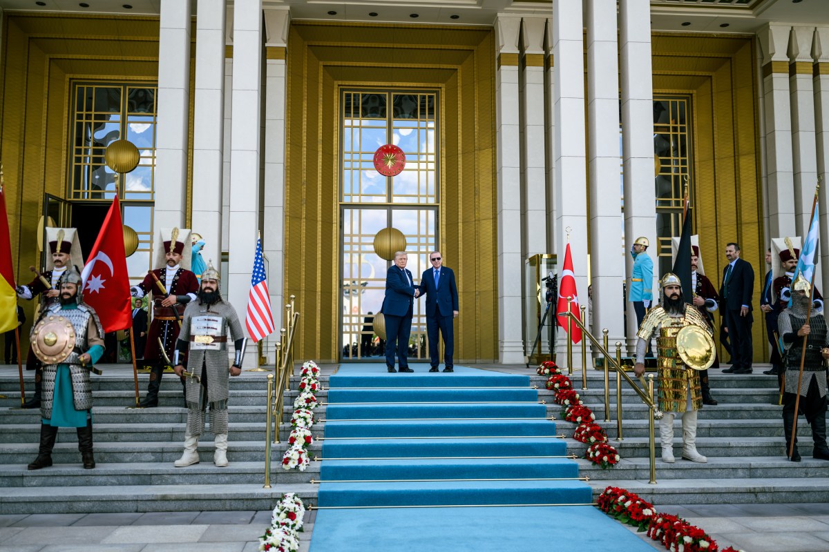 President Donald J. Trump participates in a welcome ceremony with President Recep Tayyip Erdogan of Turkey, Tuesday, July 7, 2026, at the Bestepe Presidential Compound in Ankara, Turkey. (Official White House Photo by Daniel Torok)