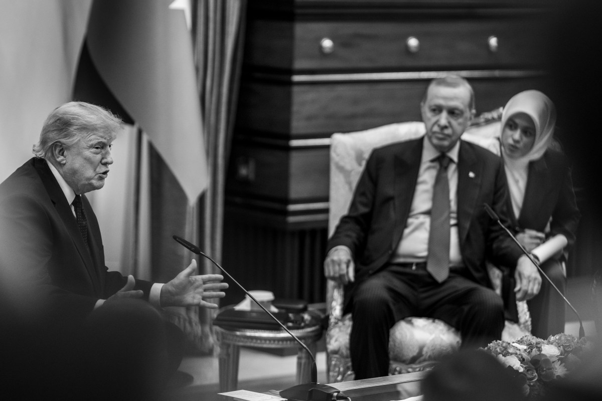 President Donald J. Trump participates in a restricted bilateral meeting with President Recep Tayyip Erdogan of Turkey, Tuesday, July 7, 2026, at the Bestepe Presidential Compound in Ankara, Turkey. (Official White House Photo by Daniel Torok)