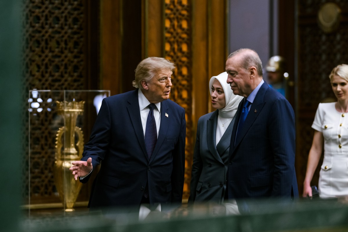 President Donald J. Trump walks through the Bestepe Presidential Compound to attend an expanded bilateral meeting with President Recep Tayyip Erdogan of Turkey, Tuesday, July 7, 2026, in Ankara, Turkey. (Official White House Photo by Daniel Torok)
