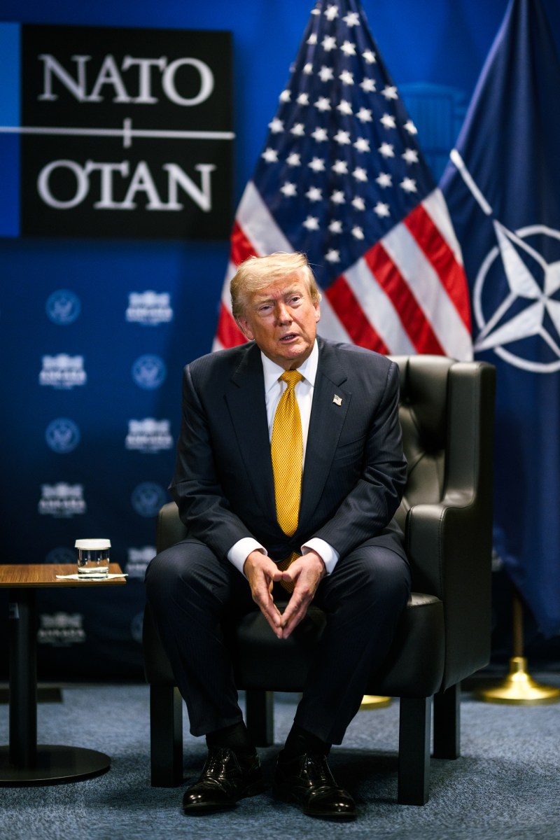 President Donald J. Trump meets with NATO Secretary General Mark Rutte at the Bestepe Presidential Compound in Ankara, Turkey on Wednesday, July 8, 2026. (Official White House Photo by Daniel Torok)