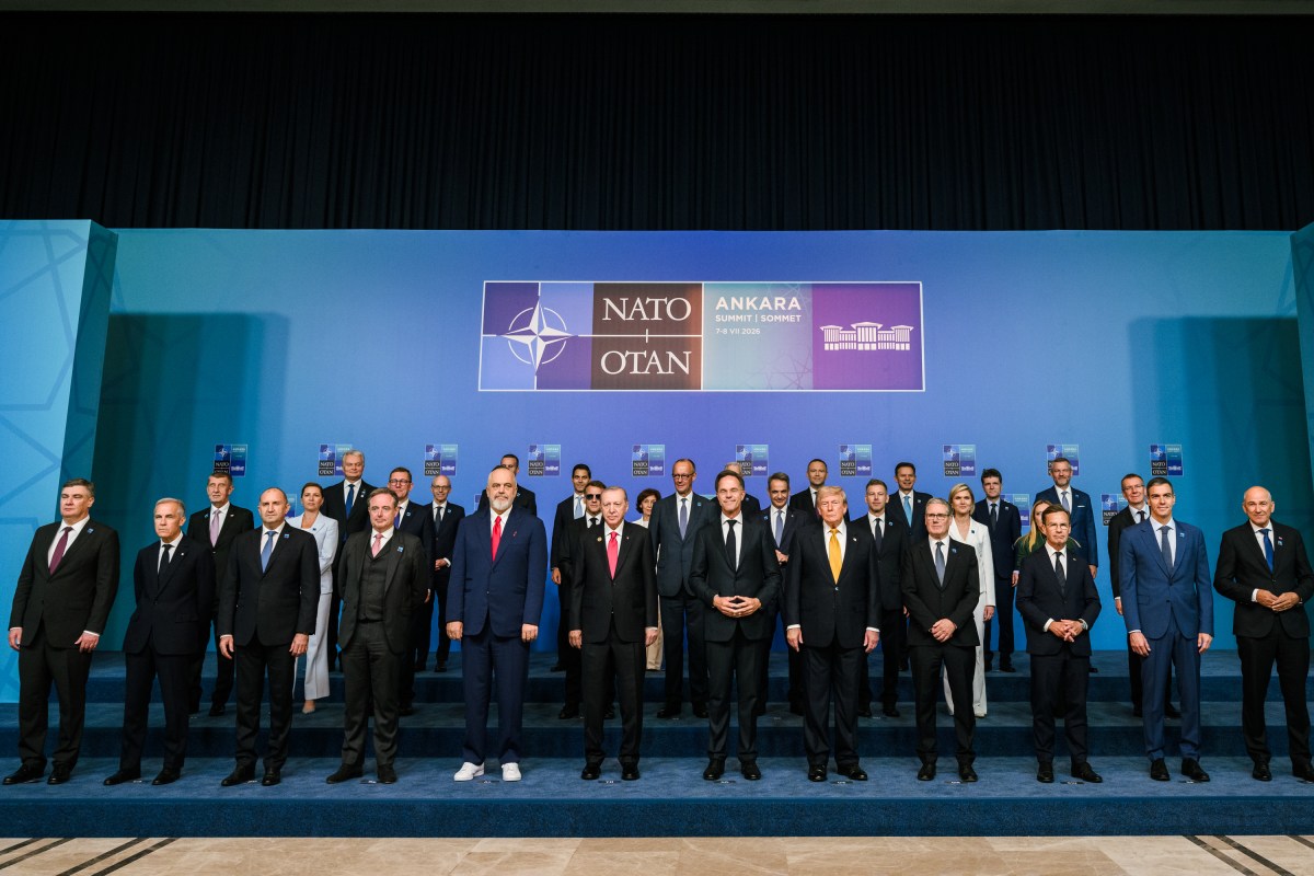 President Donald J. Trump participates in an official welcome and family photo with NATO leaders at the Bestepe Presidential Compound in Ankara, Turkey on Wednesday, July 8, 2026. (Official White House Photo by Daniel Torok)