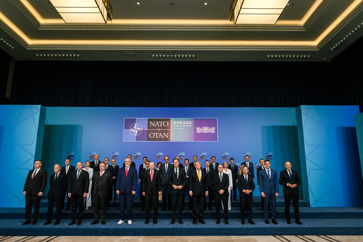 President Donald J. Trump participates in an official welcome and family photo with NATO leaders at the Bestepe Presidential Compound in Ankara, Turkey on Wednesday, July 8, 2026. (Official White House Photo by Daniel Torok)