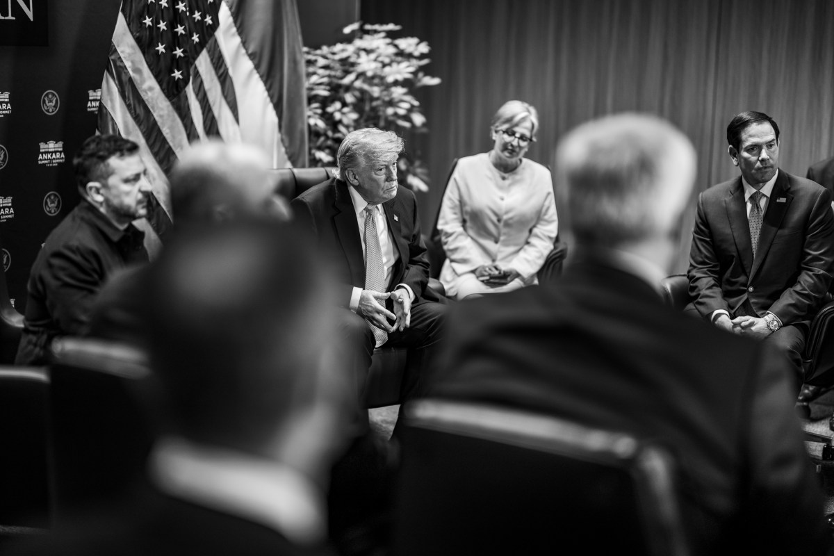 President Donald J. Trump participates in a bilateral meeting with Ukraine’s President Volodymyr Zelenskyy at the 2026 NATO Summit, Wednesday, July 8, 2026, at the Bestepe Presidential Compound in Ankara, Turkey. (Official White House Photo by Daniel Torok)