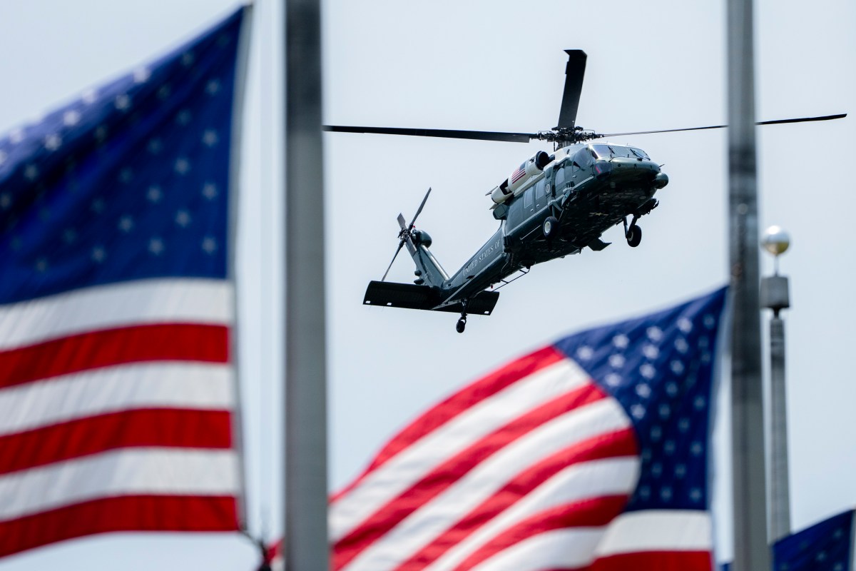 President Donald J. Trump departs the Ellipse on Marine One in Washington, D.C. on Wednesday, July 15, 2026, en route the U.S. Army War College in Carlisle, Pennsylvania., Wednesday, July 15, 2026. (White House Intern Photo by Austin DeSisto)
