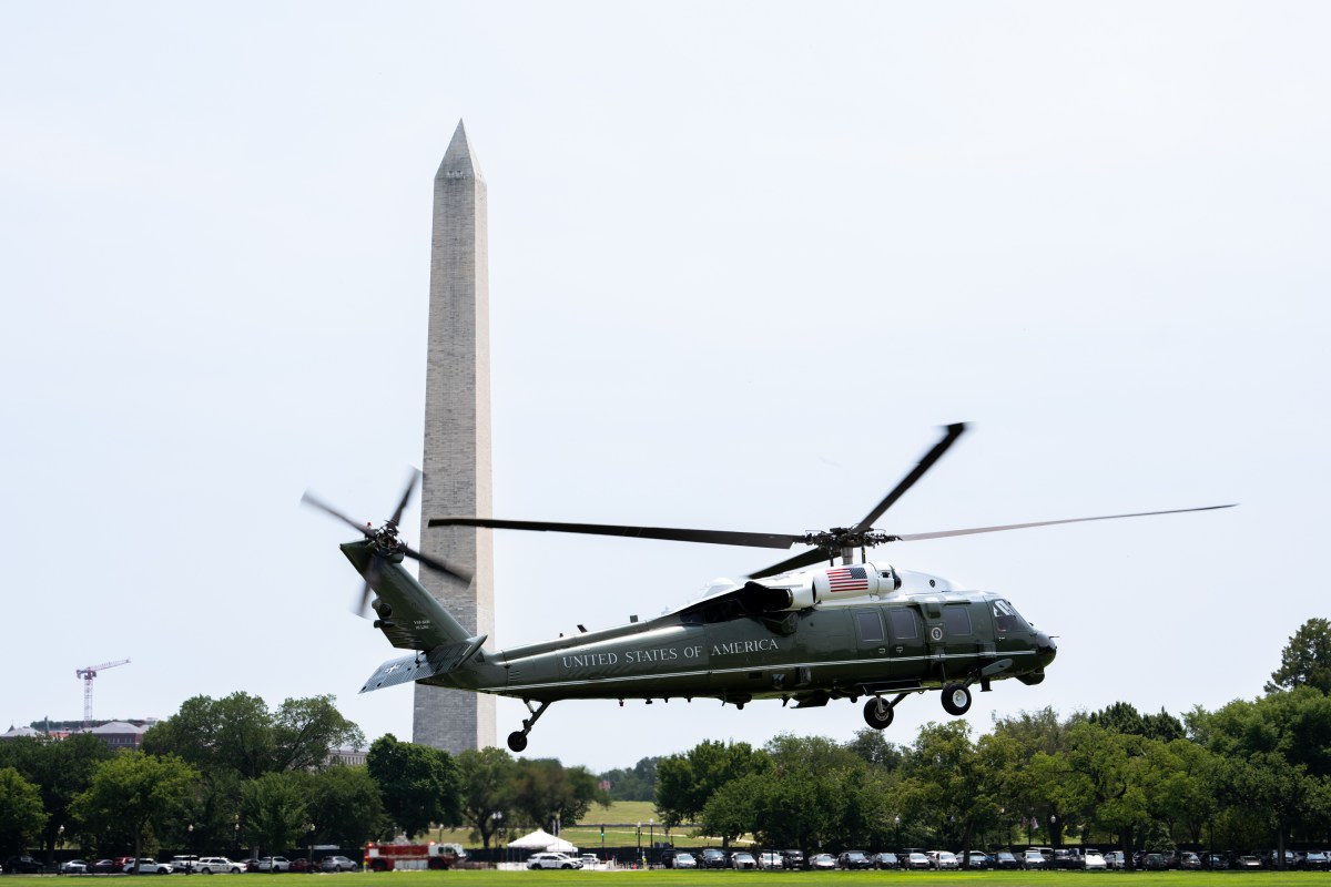 President Donald J. Trump boards Marine One on the Ellipse in Washington, D.C. on Wednesday, July 15, 2026, en route the U.S. Army War College in Carlisle, Pennsylvania. (Official White House Photo by Andrea Hanks)