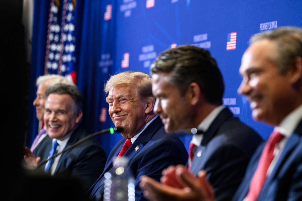 President Donald J. Trump participates in the Pennsylvania Defense and Innovation Summit with government and defense industry leaders, Wednesday, July 15, 2026, at the U.S. Army War College in Carlisle, Pennsylvania. (Official White House Photo by Joyce Boghosian)