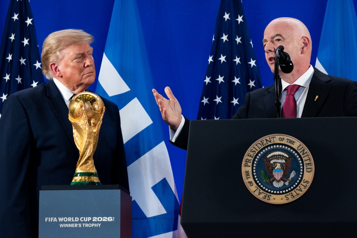 President Donald J. Trump delivers remarks at a FIFA reception at Trump Tower in New York City, Friday, July 17, 2026, ahead of the World Cup Final on Sunday. (Official White House Photo by Daniel Torok)