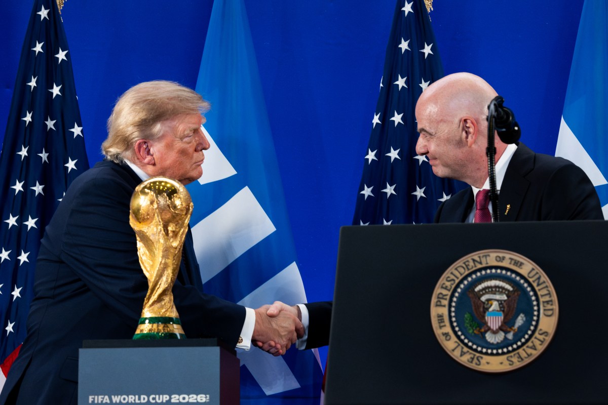 President Donald J. Trump delivers remarks at a FIFA reception at Trump Tower in New York City, Friday, July 17, 2026, ahead of the World Cup Final on Sunday. (Official White House Photo by Daniel Torok)