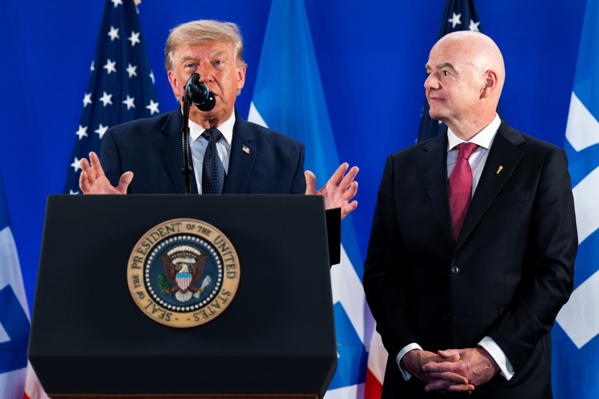 President Donald J. Trump delivers remarks at a FIFA reception at Trump Tower in New York City, Friday, July 17, 2026, ahead of the World Cup Final on Sunday. (Official White House Photo by Daniel Torok)