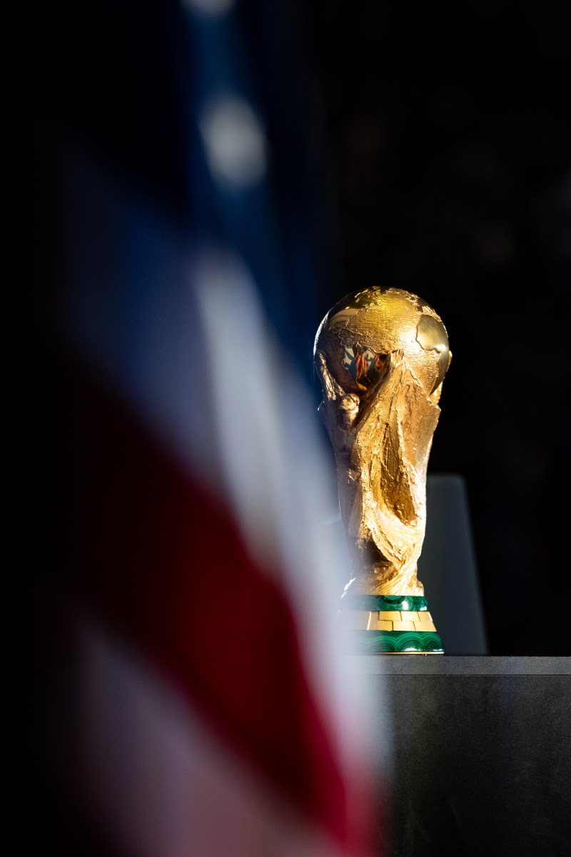 President Donald J. Trump delivers remarks at a FIFA reception at Trump Tower in New York City, Friday, July 17, 2026, ahead of the World Cup Final on Sunday. (Official White House Photo by Daniel Torok)