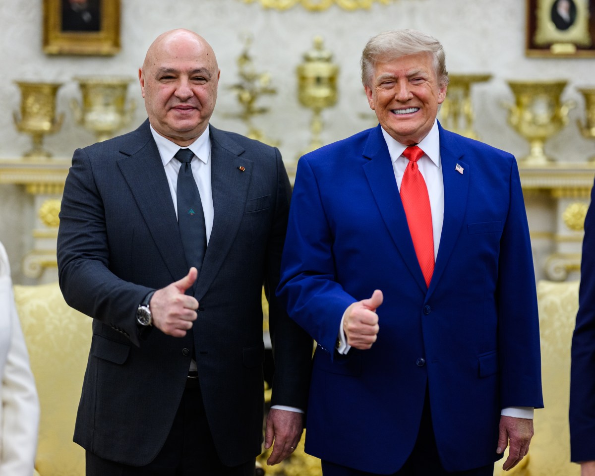 President Donald J. Trump hosts a bilateral meeting with President of Lebanon Joseph Aoun in the Oval Office, Tuesday, July 21, 2026. (Official White House Photo by Daniel Torok)