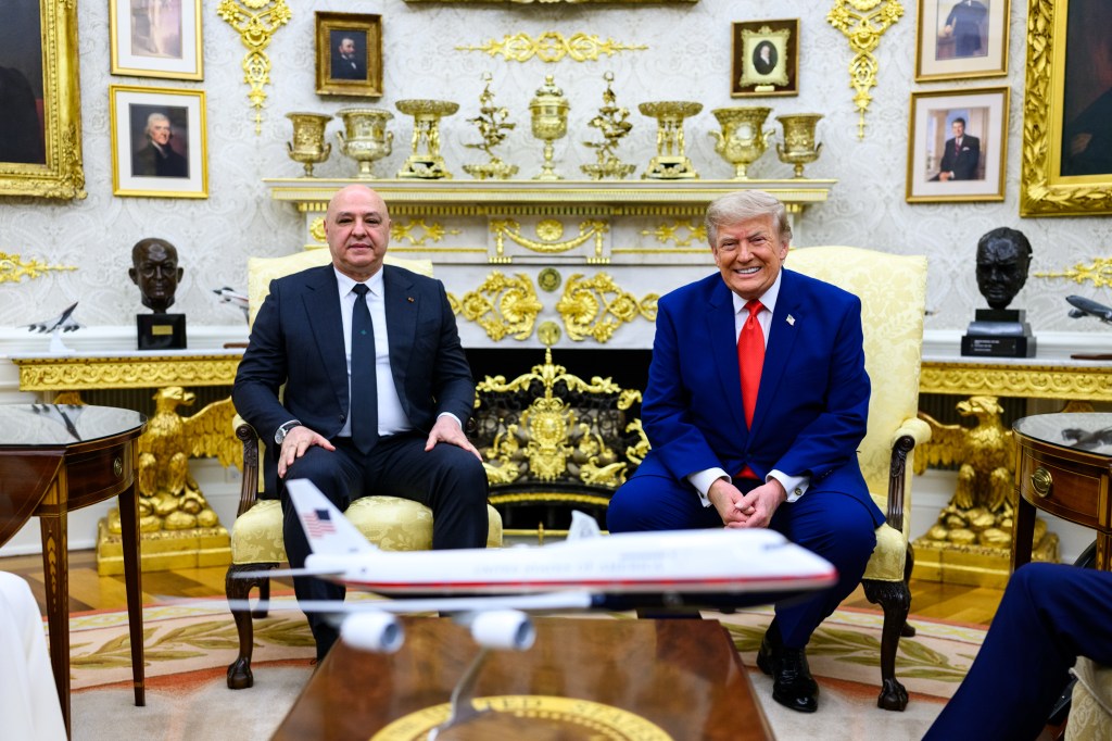 President Donald J. Trump hosts a bilateral meeting with President of Lebanon Joseph Aoun in the Oval Office, Tuesday, July 21, 2026. (Official White House Photo by Daniel Torok)