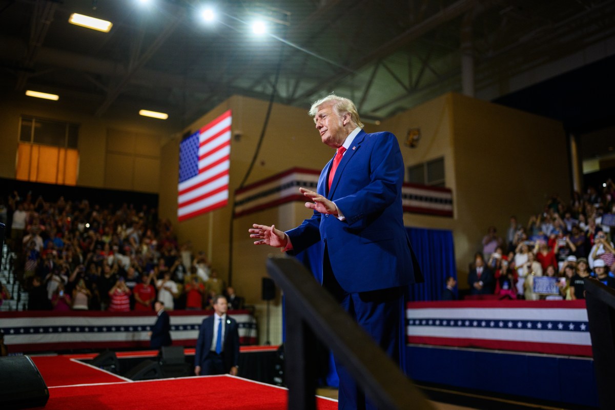 President Donald J. Trump delivers remarks on Trump Accounts, Wednesday, July 22, 2026, at Wheeler High School in Marietta, Georgia. (Official White House Photo by Molly Riley)