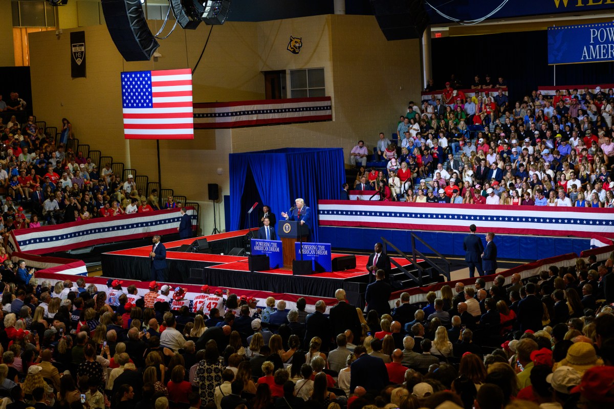 President Donald J. Trump delivers remarks on Trump Accounts, Wednesday, July 22, 2026, at Wheeler High School in Marietta, Georgia. (Official White House Photo by Molly Riley)