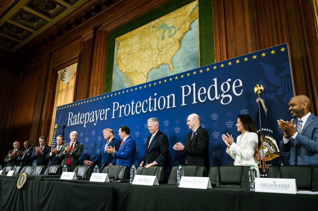 President Donald J. Trump attends a roundtable on a Ratepayer Protection Pledge, Thursday, July 23, 2026, at the Environmental Protection Agency in Washington, D.C. (Official White House Photo by Joyce N. Boghosian)