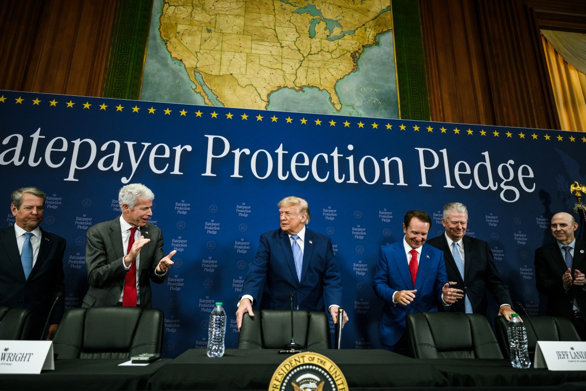 President Donald J. Trump attends a roundtable on a Ratepayer Protection Pledge, Thursday, July 23, 2026, at the Environmental Protection Agency in Washington, D.C. (Official White House Photo by Joyce N. Boghosian)