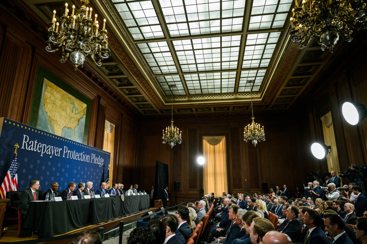 President Donald J. Trump attends a roundtable on a Ratepayer Protection Pledge, Thursday, July 23, 2026, at the Environmental Protection Agency in Washington, D.C. (Official White House Photo by Joyce N. Boghosian)