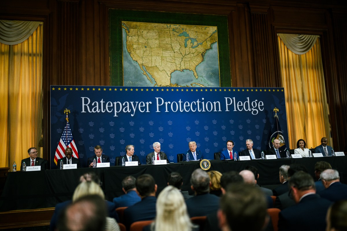 President Donald J. Trump attends a roundtable on a Ratepayer Protection Pledge, Thursday, July 23, 2026, at the Environmental Protection Agency in Washington, D.C. (Official White House Photo by Joyce N. Boghosian)