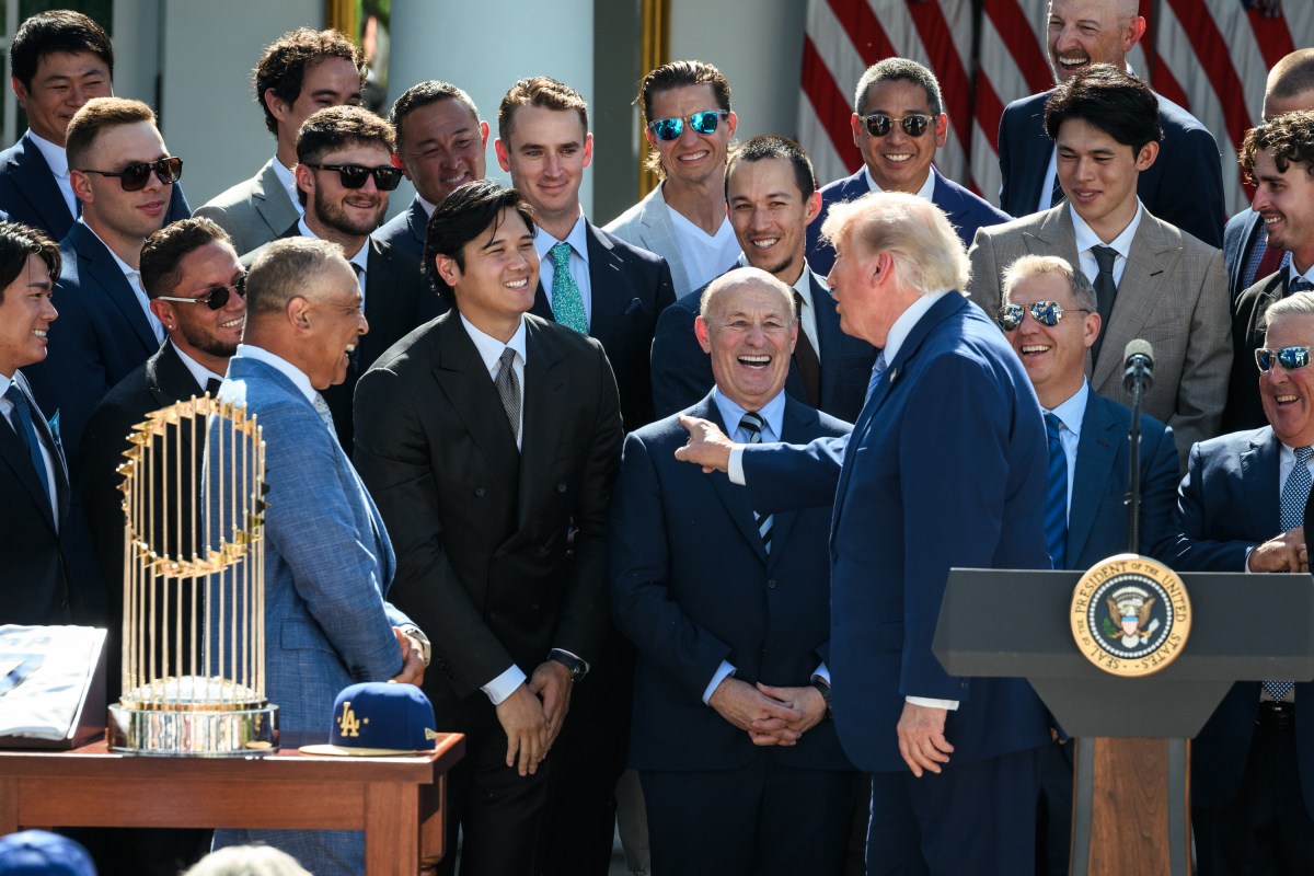 President Donald J. Trump hosts the Los Angeles Dodgers to celebrate their 2025 MLB World Series championship, Thursday, July 23, 2026, in the White House Rose Garden. (Official White House Photo by Joyce N. Boghosian)