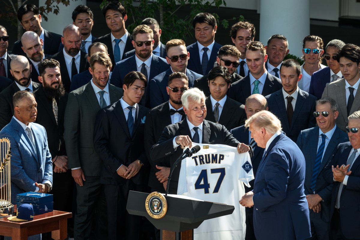 President Donald J. Trump hosts the Los Angeles Dodgers to celebrate their 2025 MLB World Series championship, Thursday, July 23, 2026, in the White House Rose Garden. (Official White House Photo by Molly Riley)