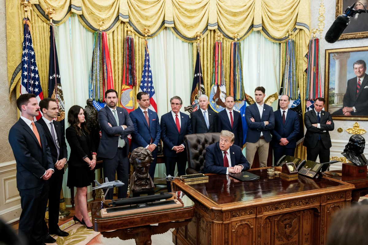 President Donald J. Trump makes an announcement on American nuclear innovation, Friday, July 24, 2026, in the Oval Office. (Official White House Photo by Molly Riley)