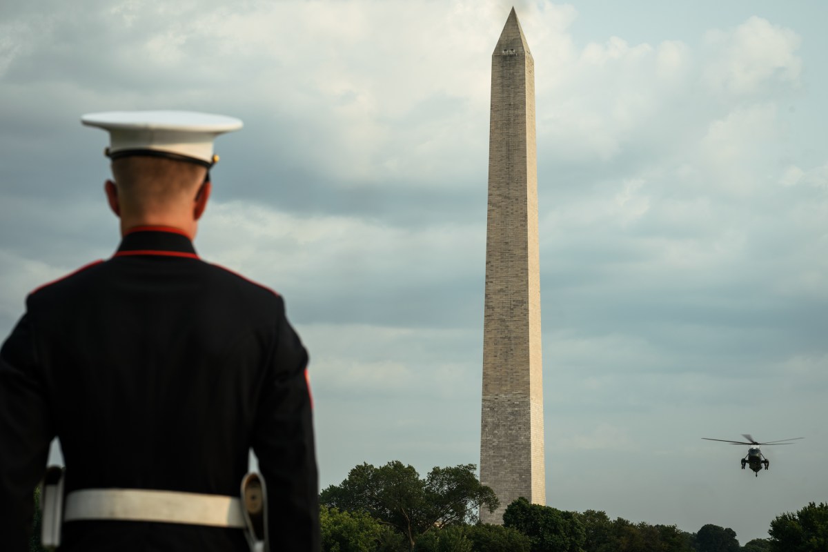 President Donald J. Trump returns to the White House, Monday, July 27, 2026, after a trip to Michigan. (Official White House Photo by Molly Riley)