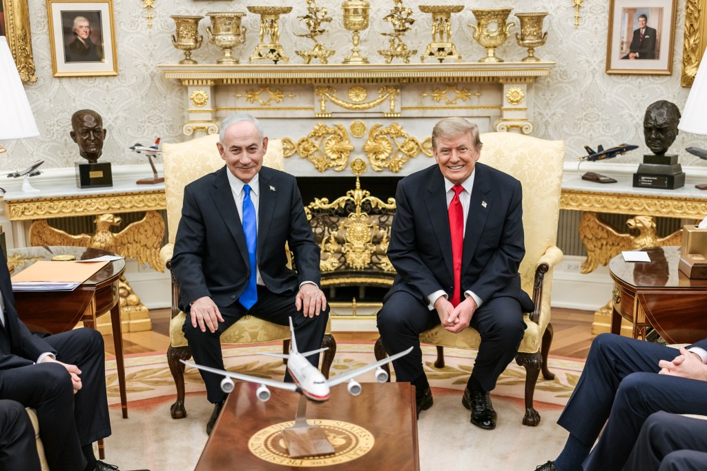 President Donald J. Trump meets with Israeli Prime Minister Benjamin Netanyahu, Tuesday, July 28, 2026, in the Oval Office. (Official White House Photo by Daniel Torok)