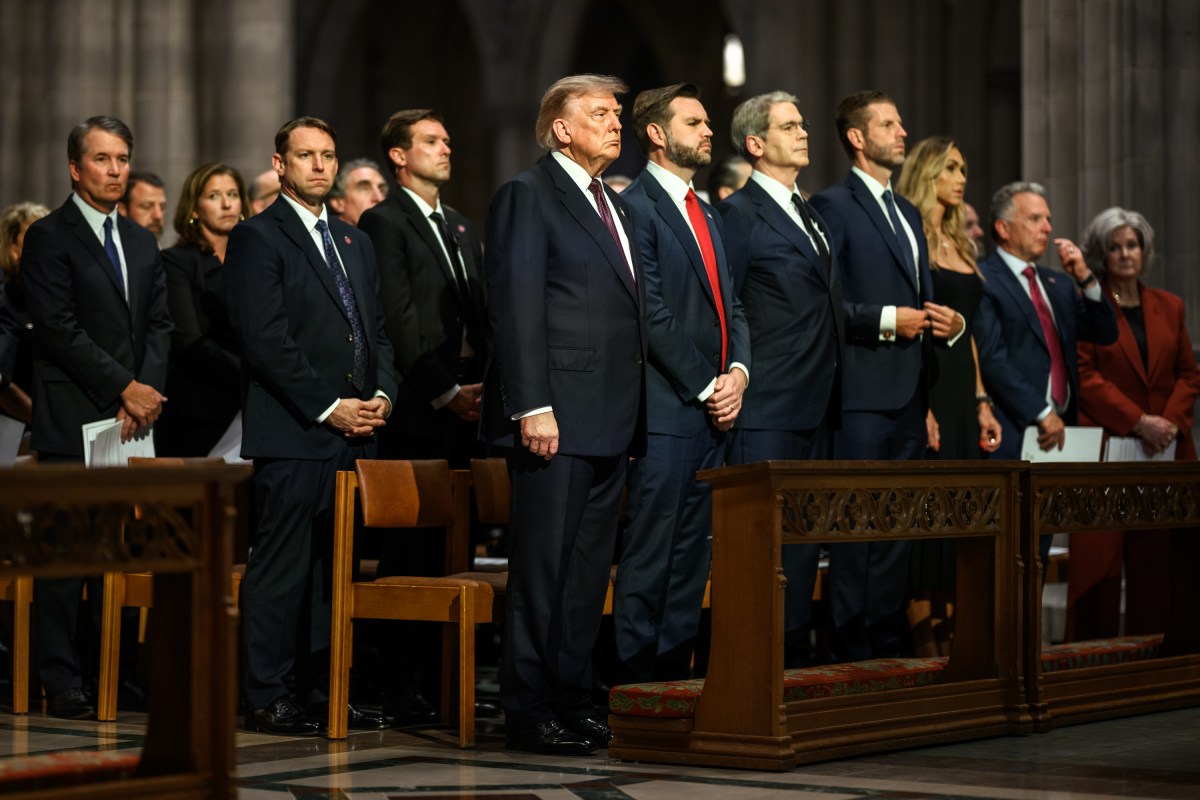 President Donald J. Trump attends the funeral service for South Carolina Senator Lindsey Graham, Tuesday, July 28, 2026, at Washington National Cathedral in Washington, D.C. (Official White House Photo by Daniel Torok)