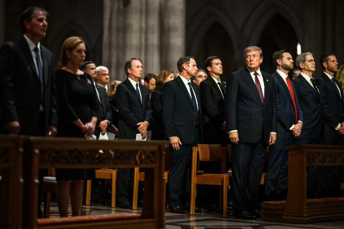 President Donald J. Trump attends the funeral service for North Carolina Senator Lindsey Graham, Tuesday, July 28, 2026, at Washington National Cathedral in Washington, D.C. (Official White House Photo by Daniel Torok)