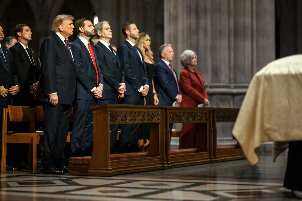 President Donald J. Trump attends the funeral service for South Carolina Senator Lindsey Graham, Tuesday, July 28, 2026, at Washington National Cathedral in Washington, D.C. (Official White House Photo by Daniel Torok)