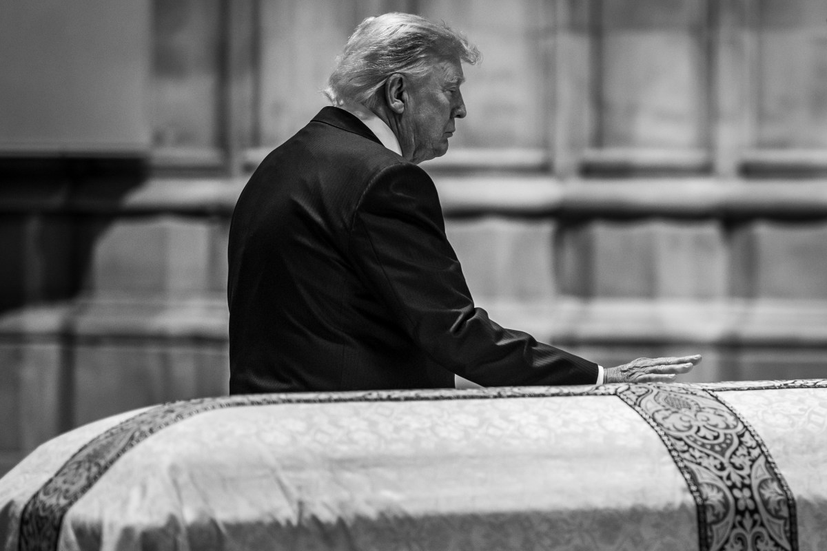 President Donald J. Trump attends the funeral service for South Carolina Senator Lindsey Graham, Tuesday, July 28, 2026, at Washington National Cathedral in Washington, D.C. (Official White House Photo by Daniel Torok)