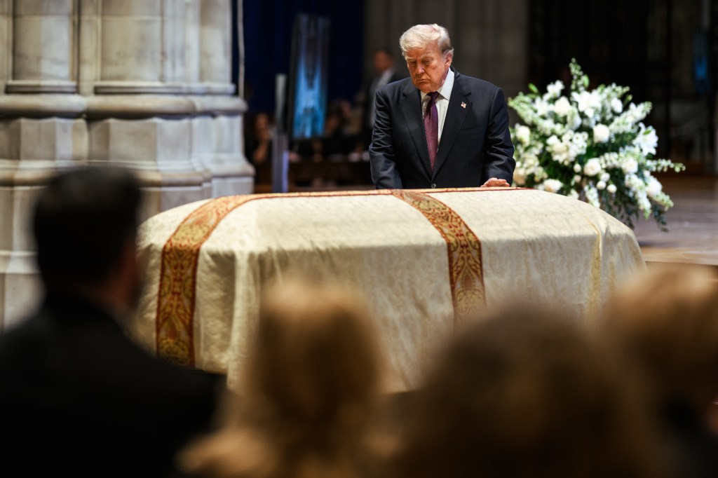 President Donald J. Trump attends the funeral service for North Carolina Senator Lindsey Graham, Tuesday, July 28, 2026, at Washington National Cathedral in Washington, D.C. (Official White House Photo by Daniel Torok)