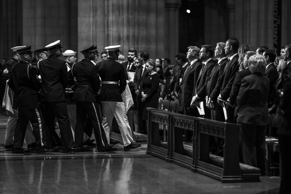 President Donald J. Trump attends the funeral service for South Carolina Senator Lindsey Graham, Tuesday, July 28, 2026, at Washington National Cathedral in Washington, D.C. (Official White House Photo by Daniel Torok)