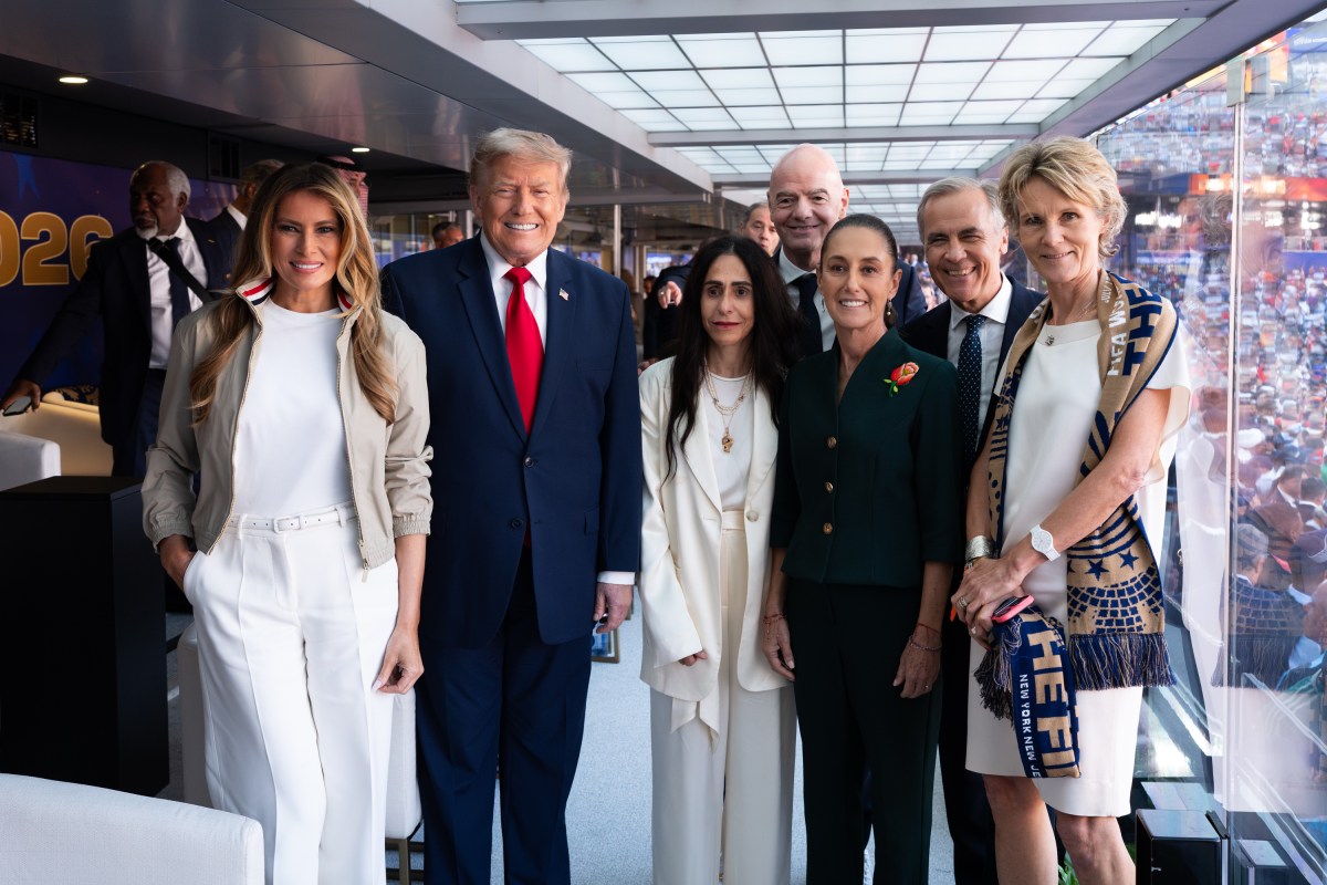 President Donald J. Trump and First Lady Melania Trump attend the FIFA World Cup Final between Spain and Argentina, Sunday, July 19, 2026, at MetLife Stadium in Rutherford, New Jersey. (Official White House Photo by Andrea Hanks)