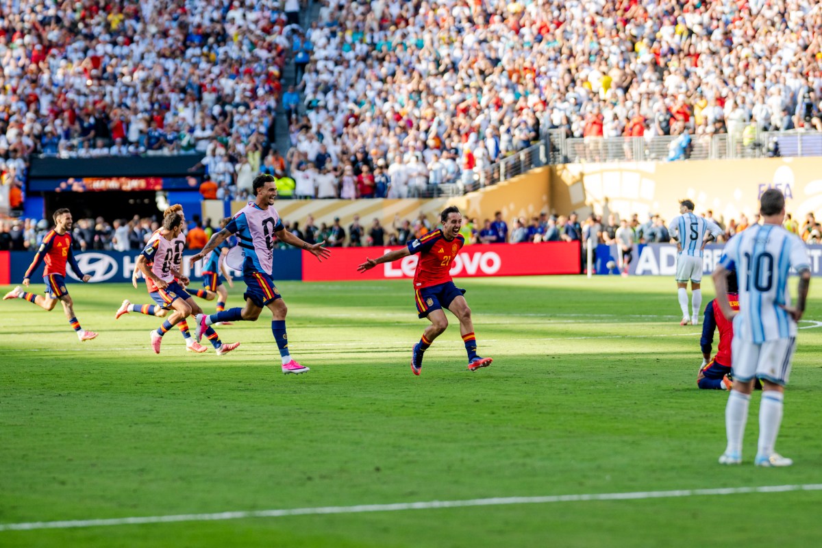 President Donald J. Trump and First Lady Melania Trump attend the FIFA World Cup Final between Spain and Argentina, Sunday, July 19, 2026, at MetLife Stadium in Rutherford, New Jersey. (Official White House Photo by Daniel Torok)