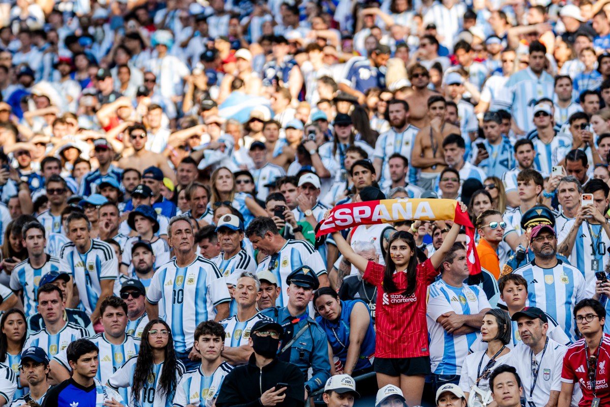 President Donald J. Trump and First Lady Melania Trump attend the FIFA World Cup Final between Spain and Argentina, Sunday, July 19, 2026, at MetLife Stadium in Rutherford, New Jersey. (Official White House Photo by Daniel Torok)