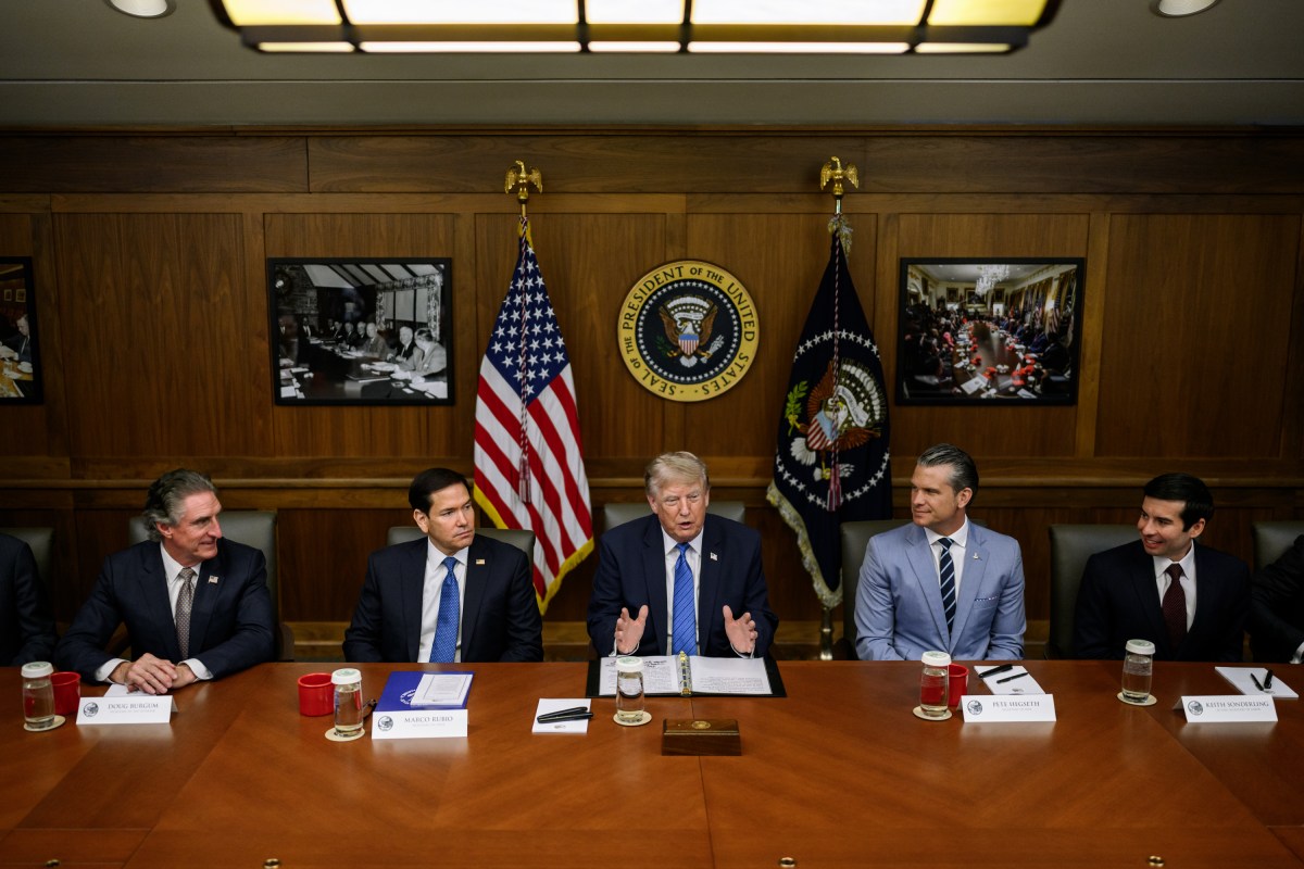 President Donald J. Trump meets with his cabinet at Camp David, Maryland on Friday, July 31, 2026. (Official White House Photo by Daniel Torok)