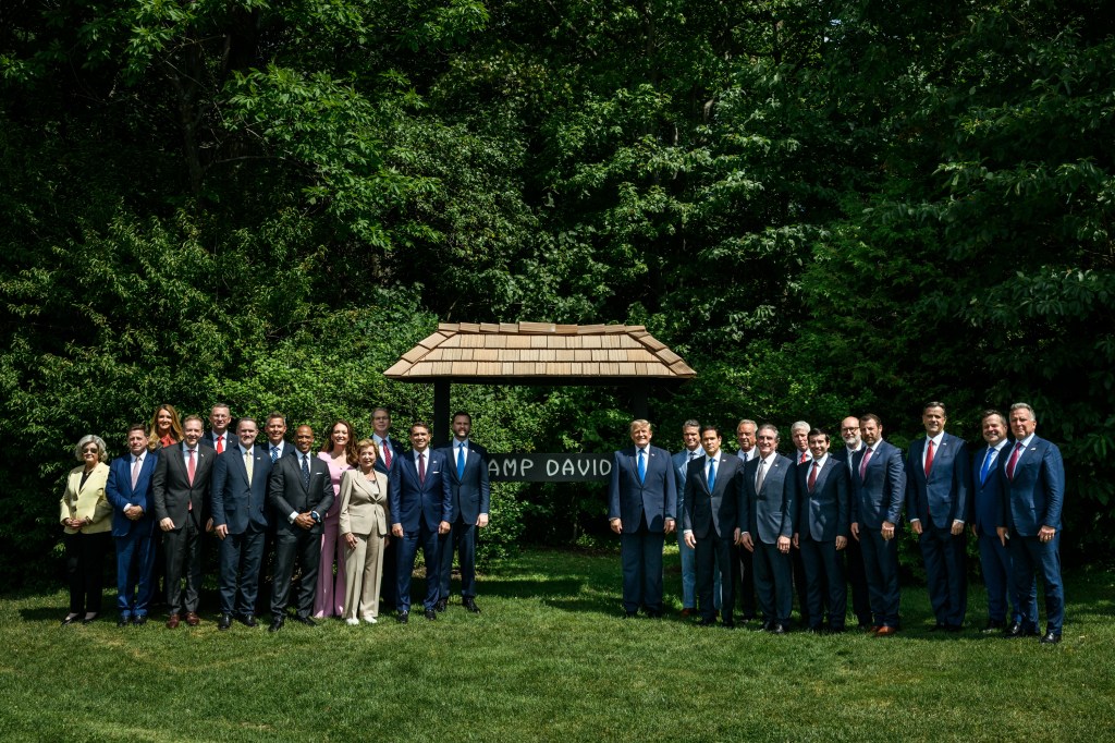 President Donald J. Trump meets with his cabinet at Camp David, Maryland on Friday, July 31, 2026. (Official White House Photo by Daniel Torok)