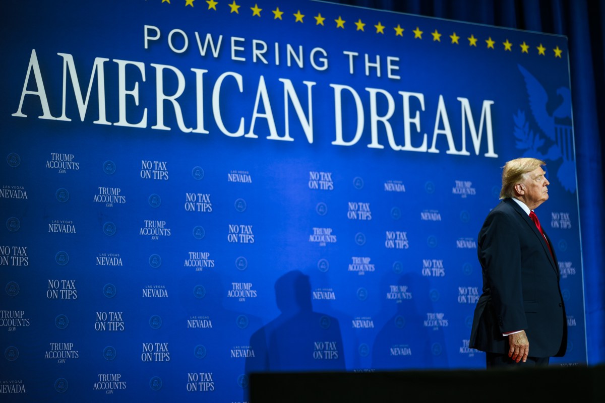 President Donald J. Trump delivers remarks at Red Rock Casino Resort and Spa in Las Vegas, Nevada on Wednesday, August 5, 2026. (Official White House Photo by Daniel Torok)